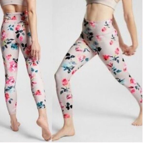 Athleta Elation 7/8 Floral Tight - Picture 1 of 5
